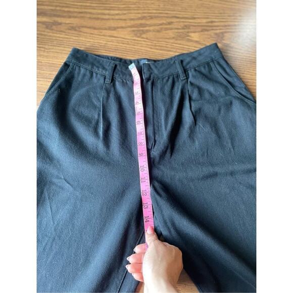 Paige Denim Simone Pleats in Black Carbon size 30 (US 10) - Picture 11 of 16